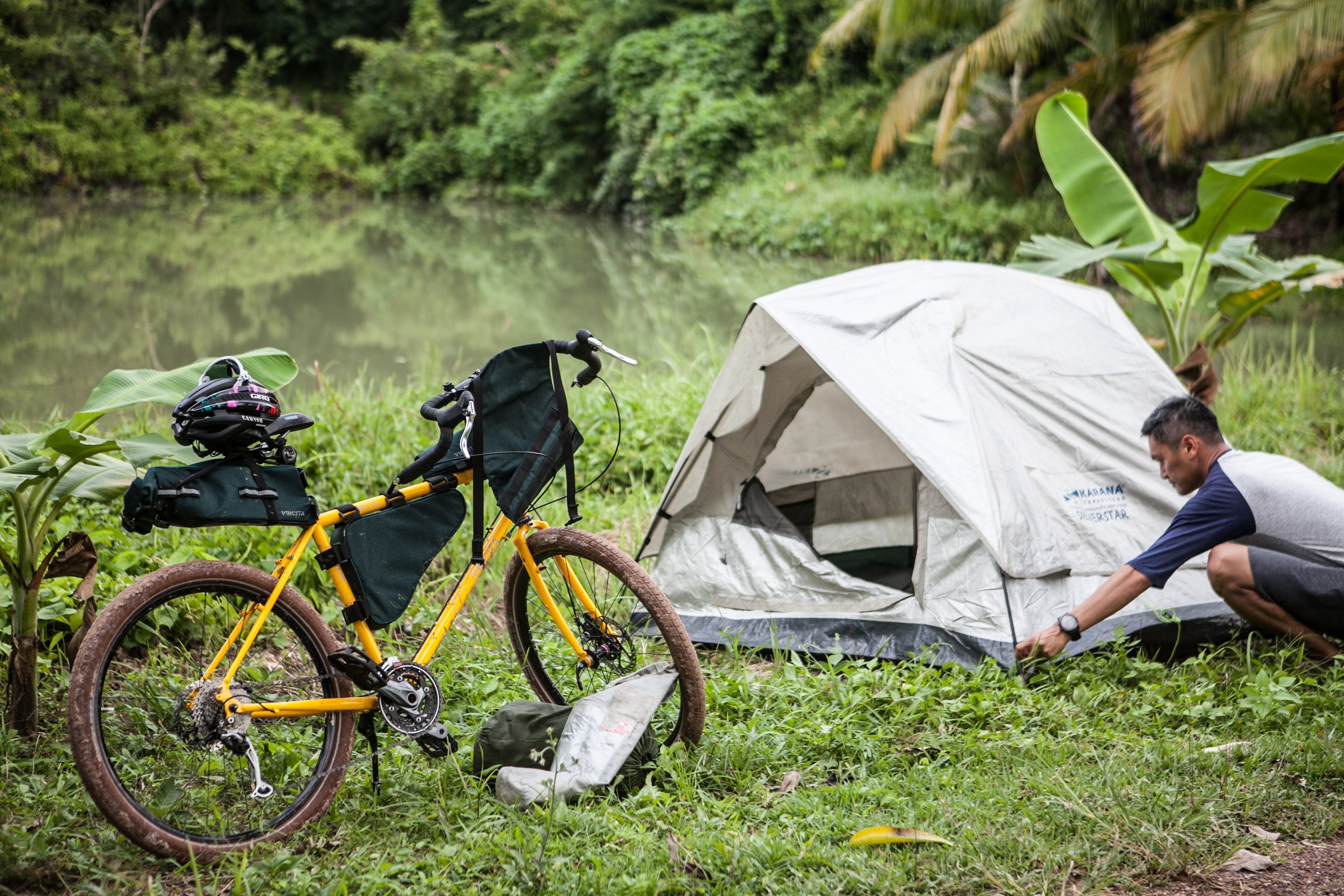 Vincita Co., Ltd. bicycle bag B025BP Strada Bikepacking Frame bag