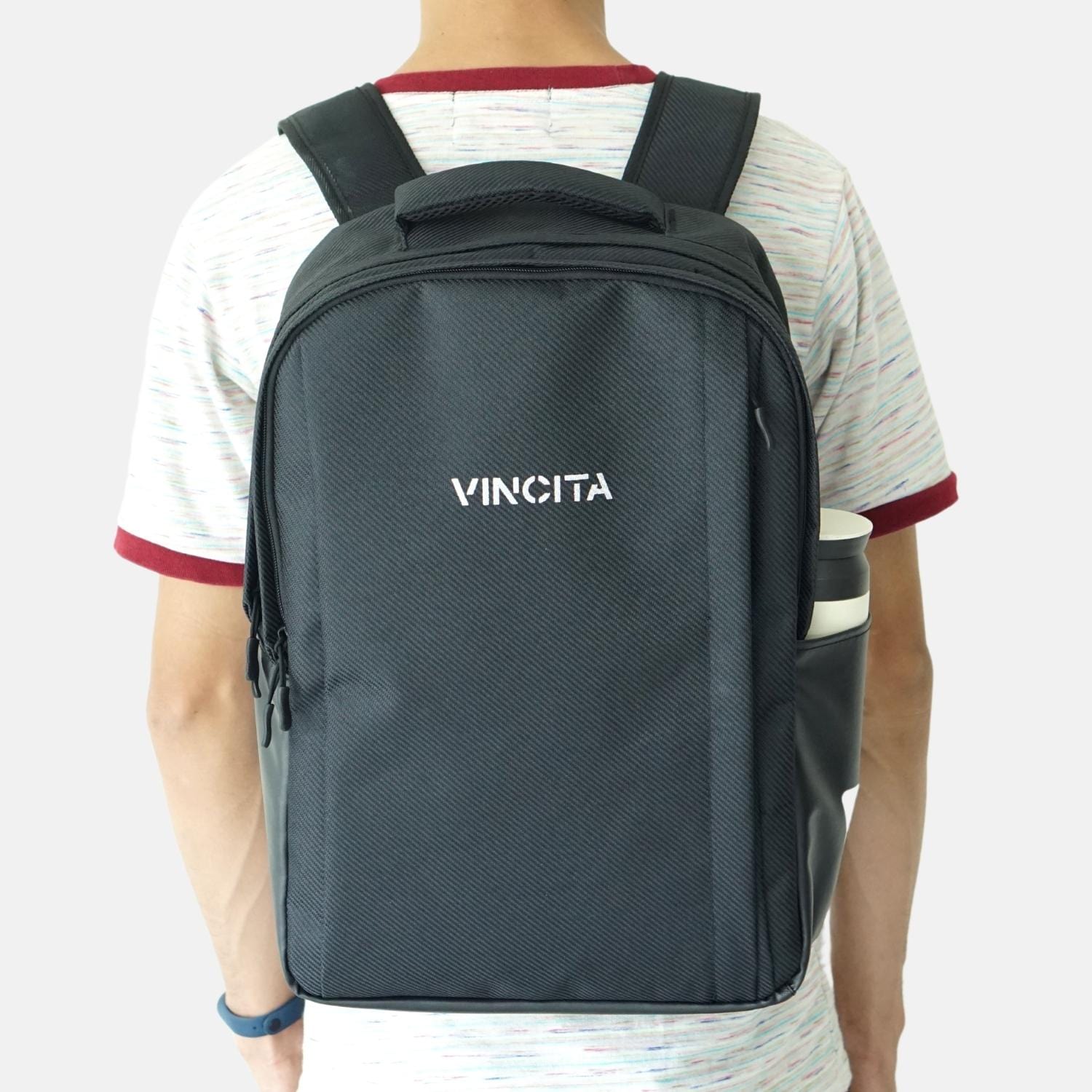 Vincita Co., Ltd. bicycle bag Black Link 2-In-1 Pannier Laptop Backpack