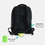 Vincita Co., Ltd. bicycle bag Black Link 2-In-1 Pannier Laptop Backpack