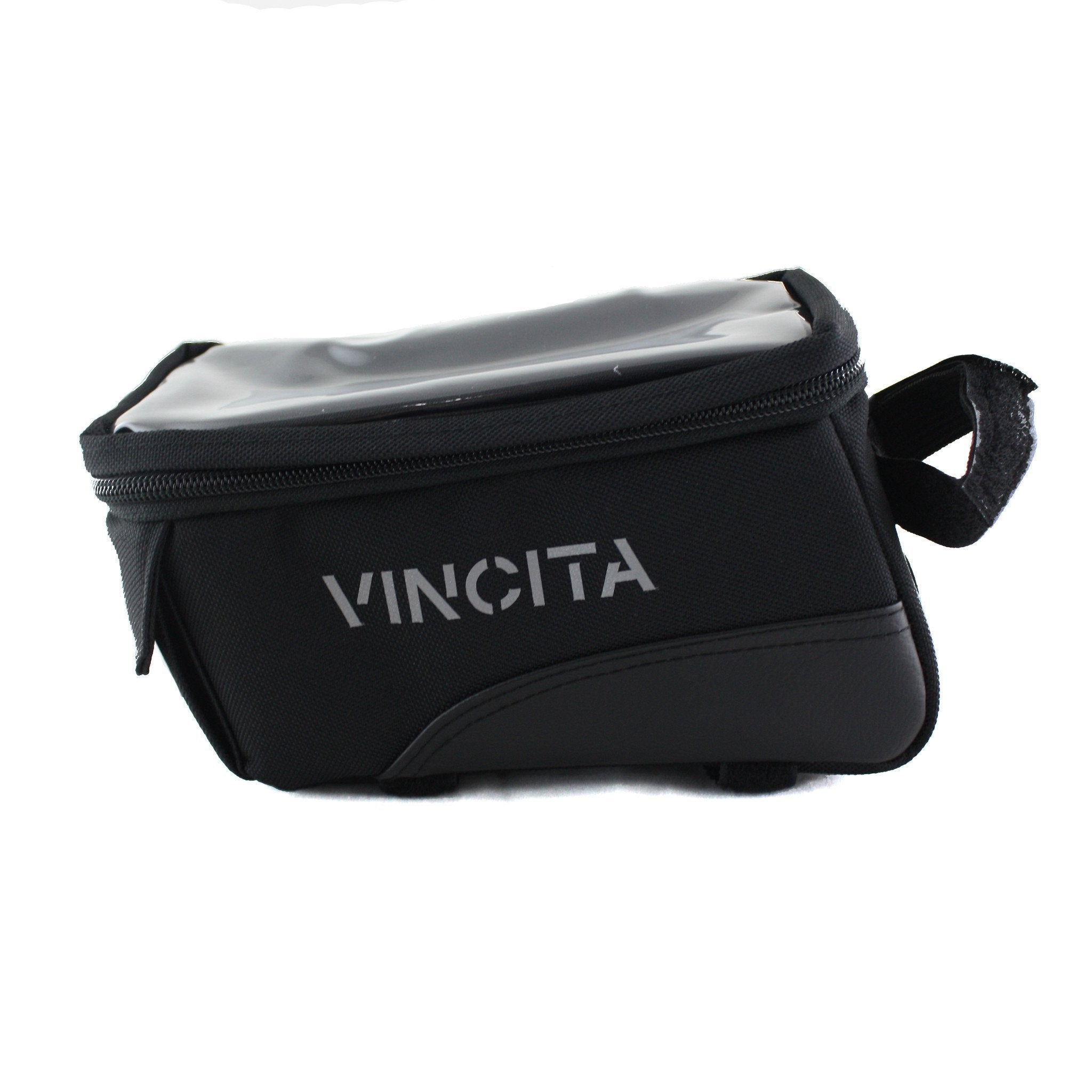 Vincita Co., Ltd. bicycle bag Black / th B026D Top Tube Bag with Phone Pocket
