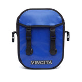 vincitabikebag bicycle bag Blue Small Waterproof Single Pannier with Cover