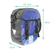 vincitabikebag bicycle bag Blue / th B050WP-AR Small Waterproof Single Pannier with Cover
