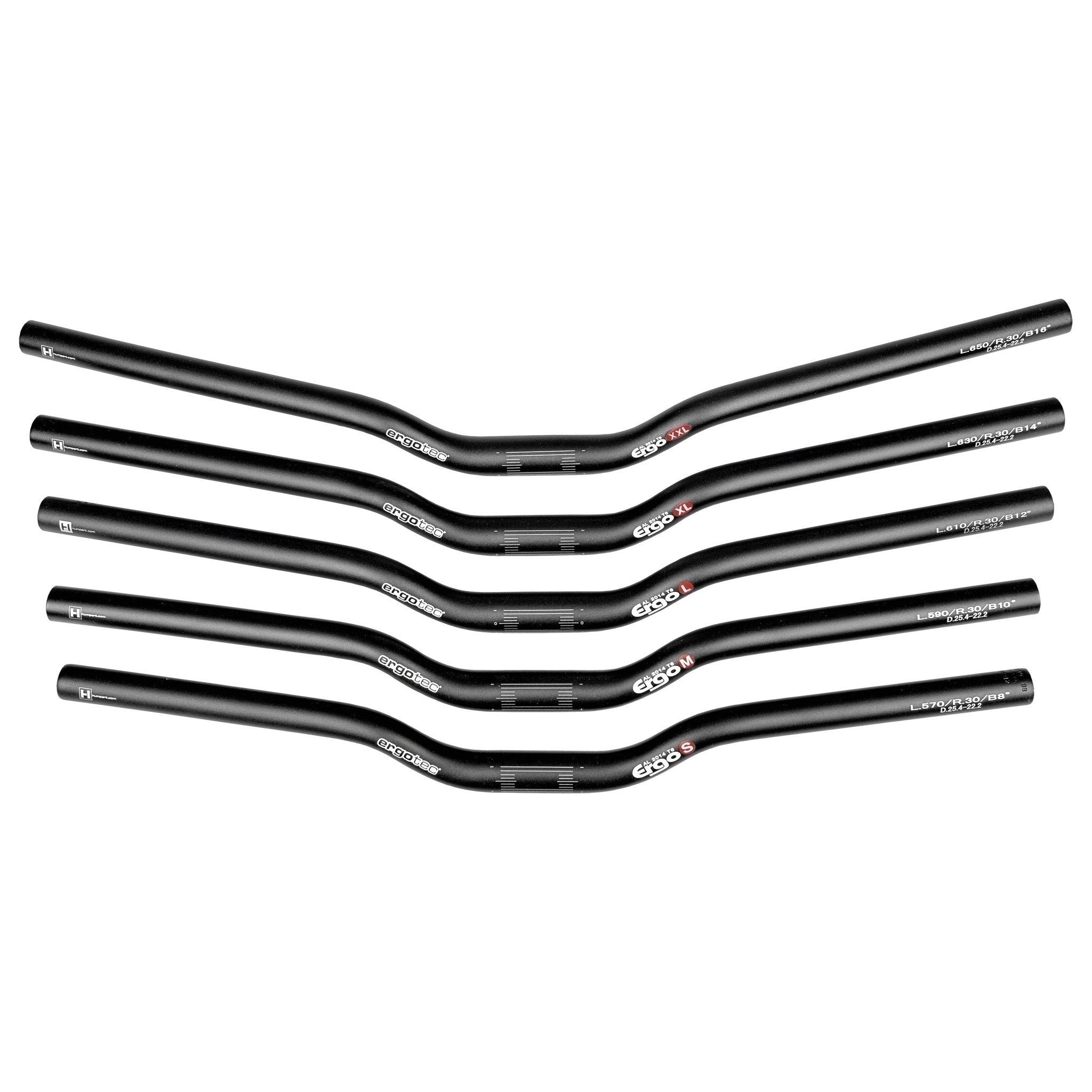 Vincita Co., Ltd. Accessories H007 ERGOTECH Handlebar Ergo 25.4