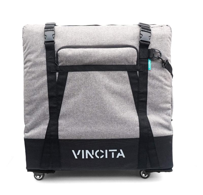 Vincita Co., Ltd. bicycle bag Mercury Grey / th B132HX Transport Bag with 4 wheels.