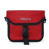 Vincita Co., Ltd. bicycle bag Red / th B017WP-AK Handlebar Bag Waterproof with KlickFix Adapter for Brompton