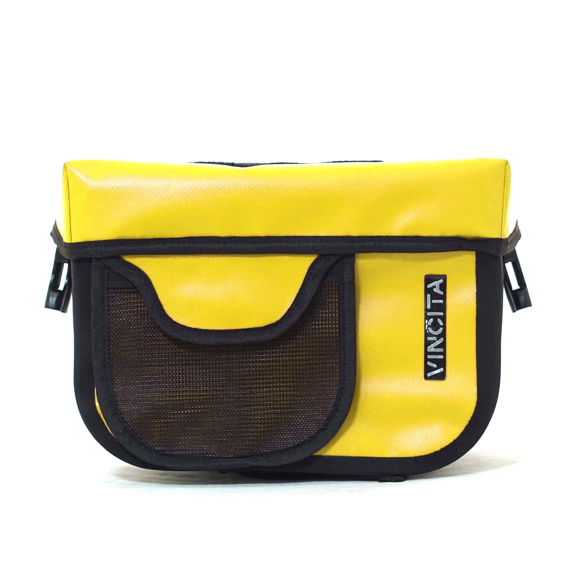 vincita lenkertasche B010WP-A Waterproof Handlebar Bag White with front pocket / KLICKfix