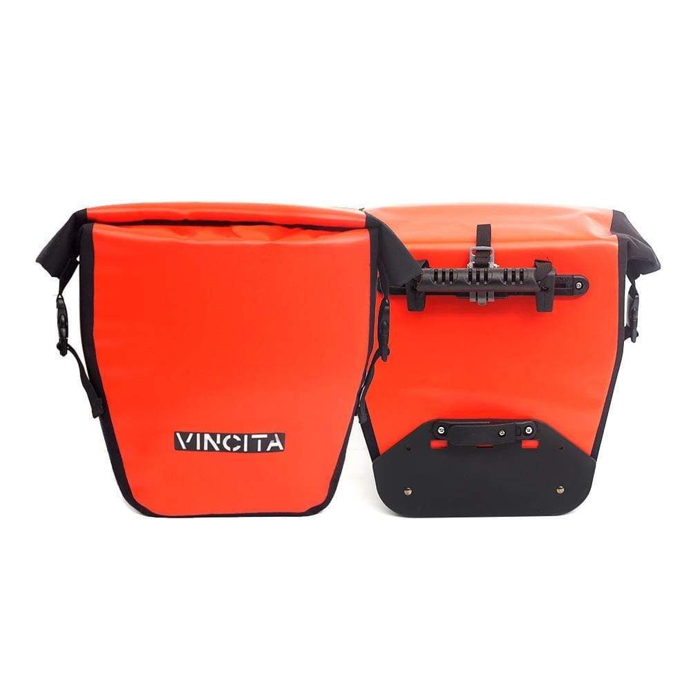 vincitabikebag bicycle bag Waterproof Large Pannier (Pair) - Vincita Standard Clilp
