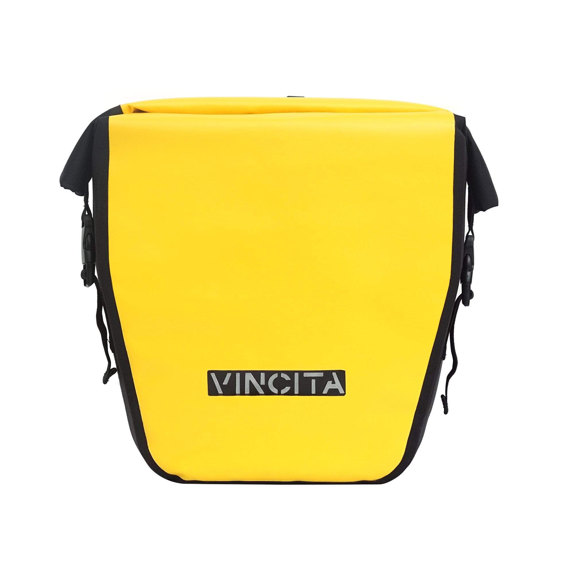 vincitabikebag bicycle bag Waterproof Large Pannier (Pair) - Vincita Standard Clilp