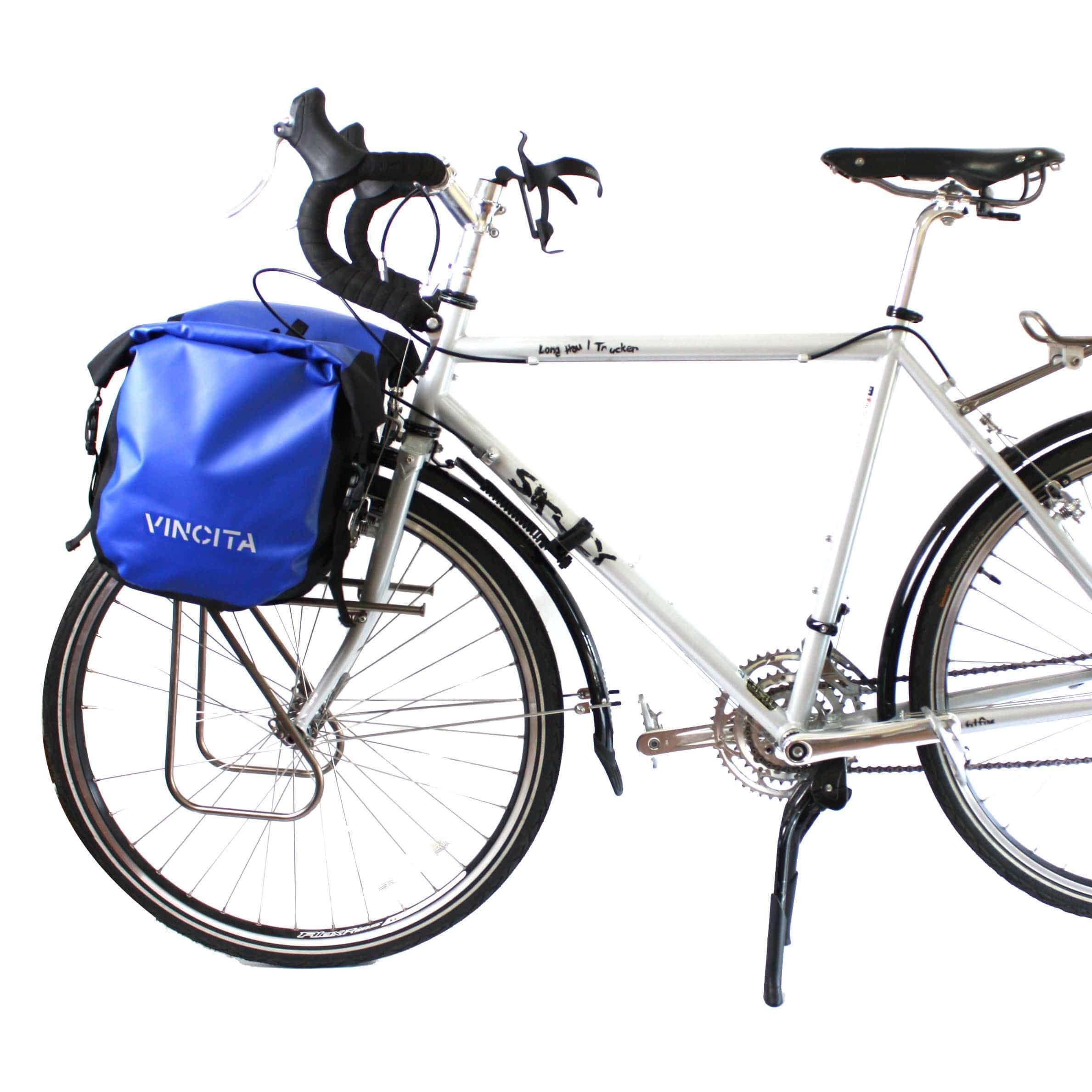 vincitabikebag bicycle bag Waterproof Small Pannier (Pair) - Vincita Standard Clilp