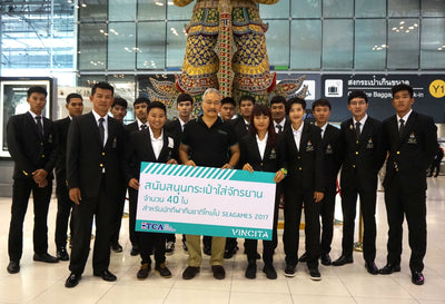 Sponsorship for bike transport bags for Thailand cycling team