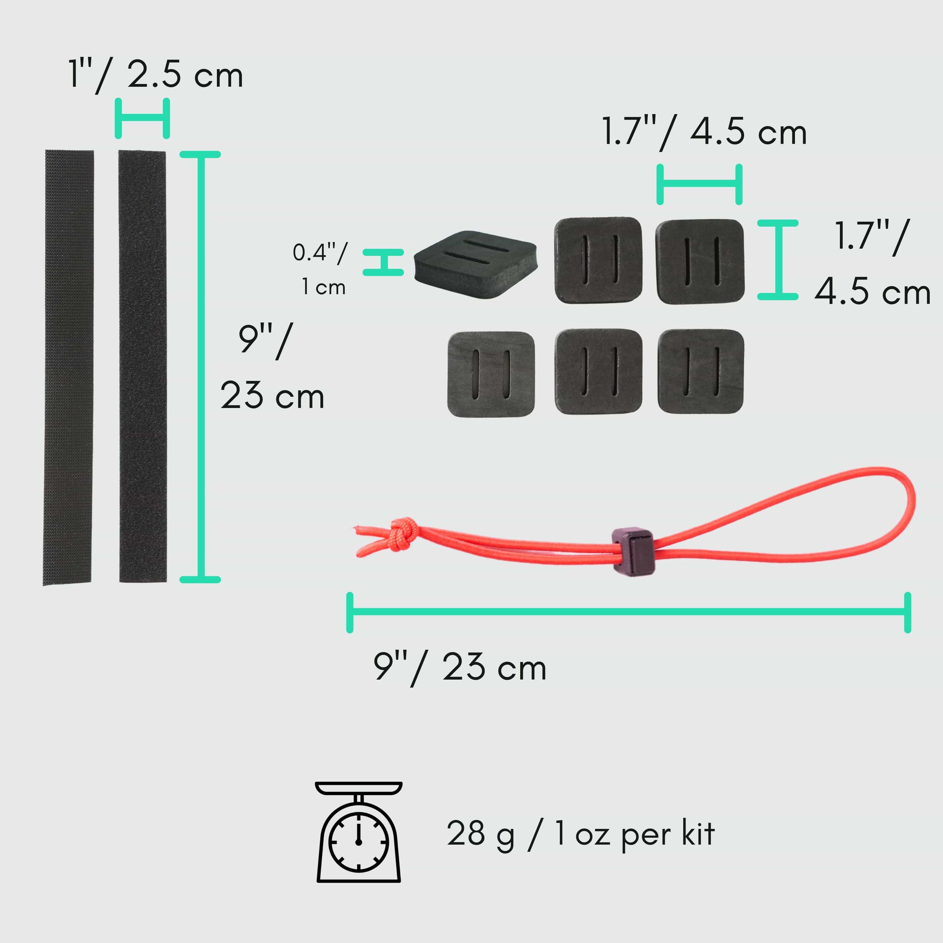 VINCITA CO.,LTD. Accessories Handlebar Bag Foam Spacer Kit