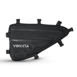 Vincita Co., Ltd. bicycle bag 48 / Black / th B025N Frame Bag for Bikepacking