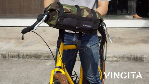 Vincita Co., Ltd. bicycle bag B012BP Strada Bikepacking Handlebar Bag