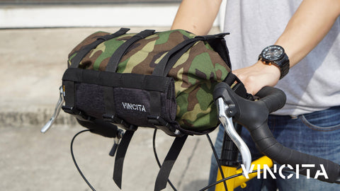 Vincita Co., Ltd. bicycle bag B012BP Strada Bikepacking Handlebar Bag