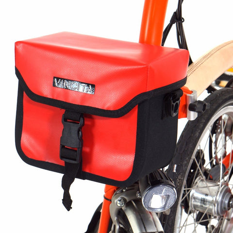 Vincita Co., Ltd. bicycle bag B017WP-AK Handlebar Bag Waterproof with KlickFix Adapter for Brompton