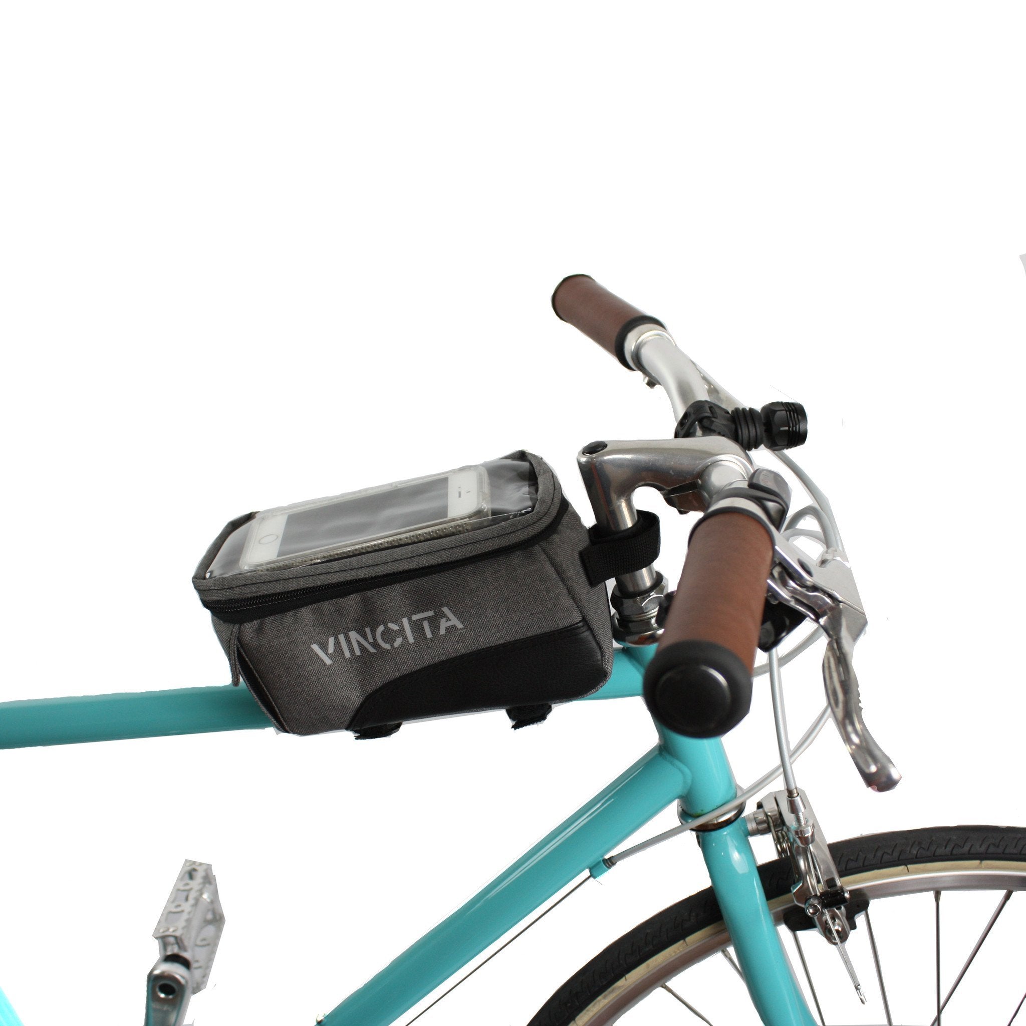 Vincita Co., Ltd. bicycle bag B026D Top Tube Bag with Phone Pocket