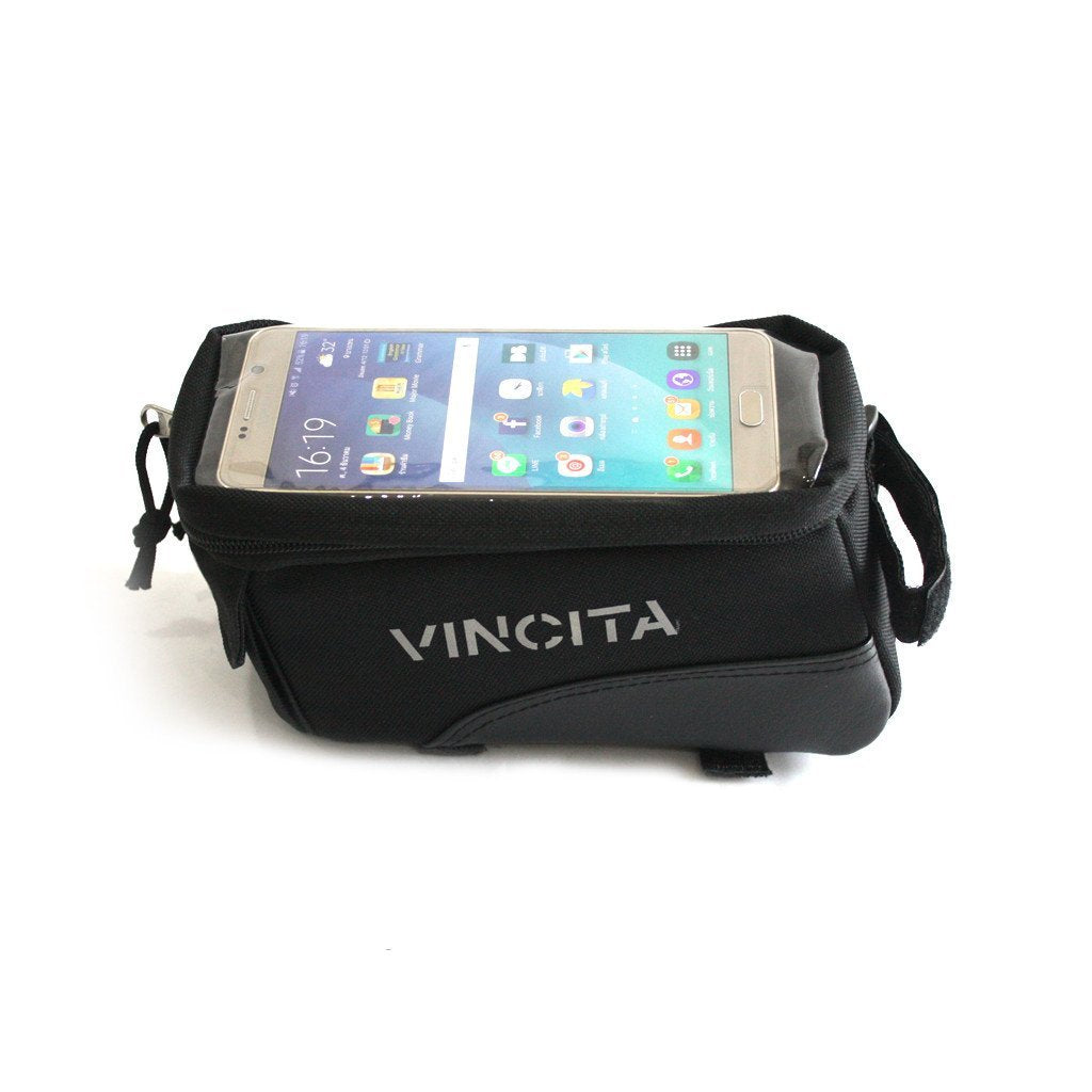 Vincita Co., Ltd. bicycle bag B026D Top Tube Bag with Phone Pocket