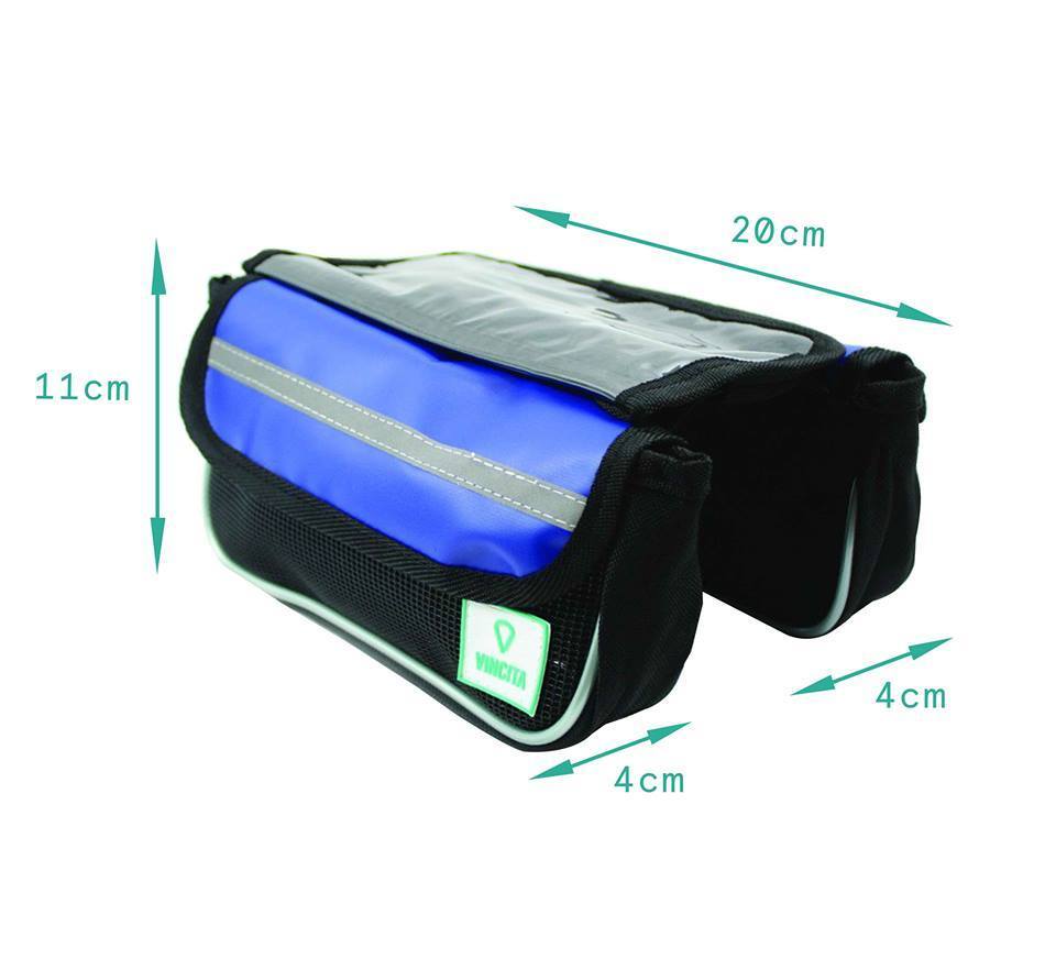 Vincita Co., Ltd. bicycle bag B029TX Top Tube Bag Duo Tarpaulin