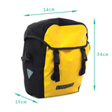 vincitabikebag bicycle bag B060WP-AR Single Pannier Waterproof L with Cover