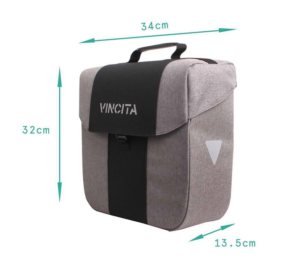 Vincita Co., Ltd. bicycle bag B074U Bob Single Pannier