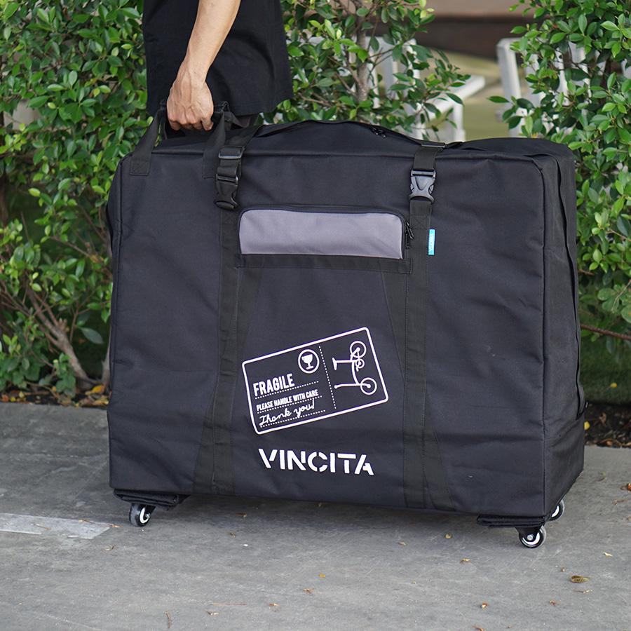 Vincita Co., Ltd. bicycle bag B132TD Soft Transport Bag  for  20" Folding Bike with 4 wheels