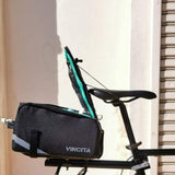 Vincita Co., Ltd. Bike Trunk Bag - Bicycle Saddle Bag for Rear Rack