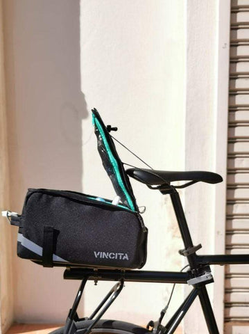 Vincita Co., Ltd. Bike Trunk Bag - Bicycle Saddle Bag for Rear Rack