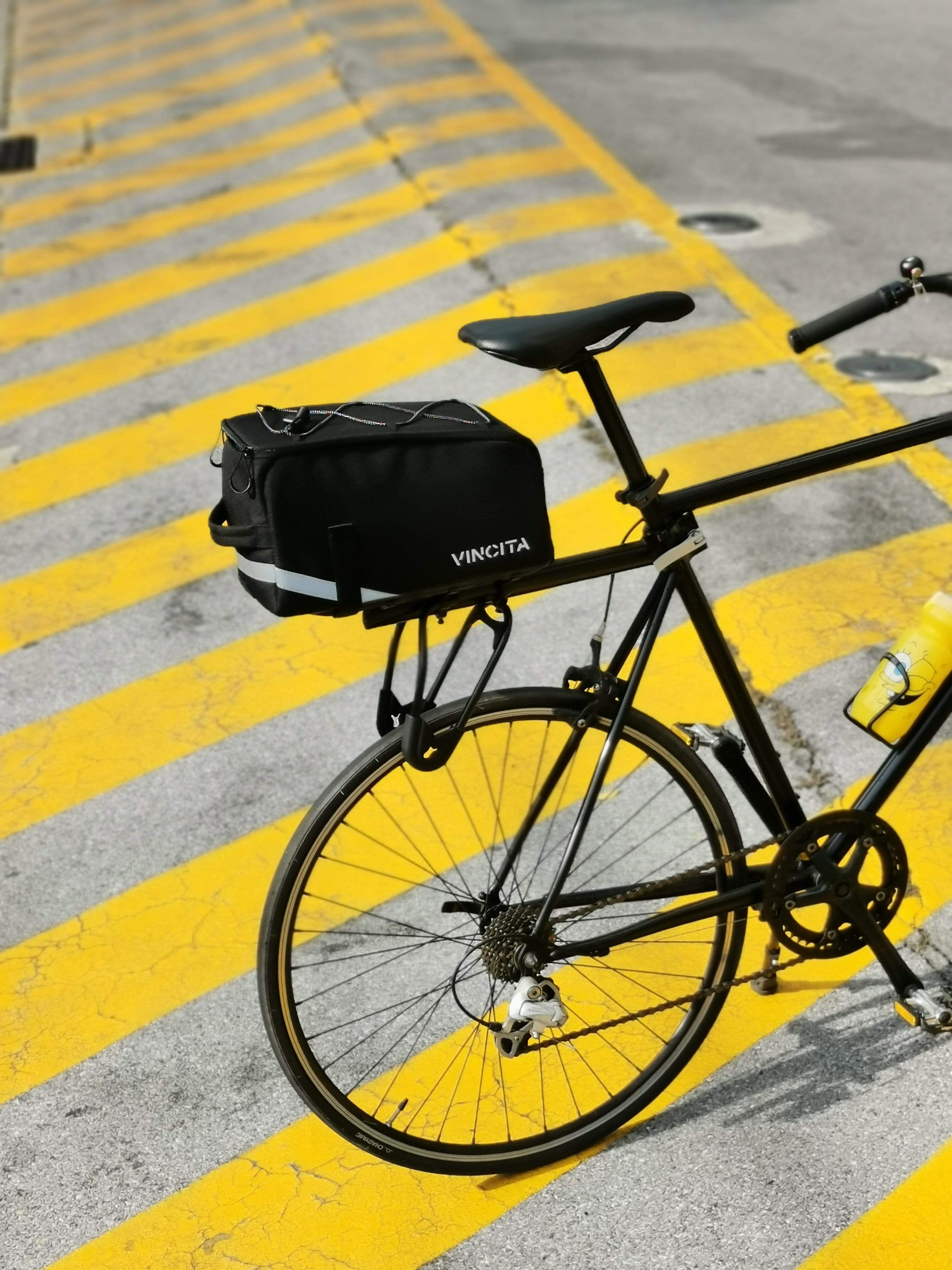 Vincita Co., Ltd. Bike Trunk Bag - Bicycle Saddle Bag for Rear Rack