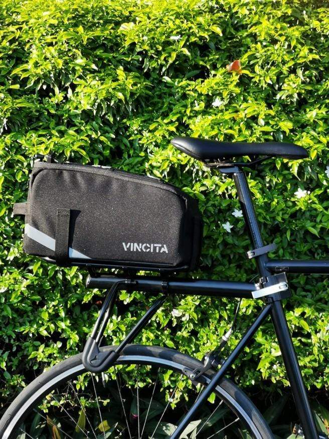 Vincita Co., Ltd. Bike Trunk Bag - Bicycle Saddle Bag for Rear Rack