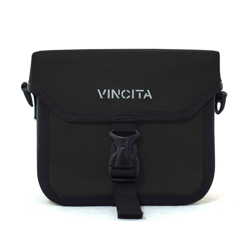 Vincita Co., Ltd. bicycle bag Black / th B017WP-AK Handlebar Bag Waterproof with KlickFix Adapter for Brompton