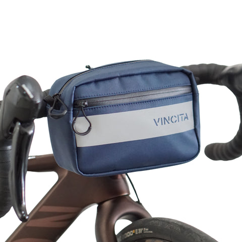 Vincita Co., Ltd. Blue Wakeup Bicycle Handlebar Bag