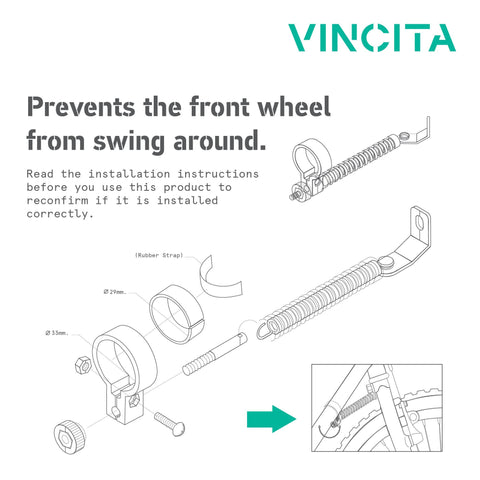 Vincita Co., Ltd. Accessories FO5 Front Wheel Alignment Gear