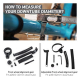 Vincita Bike Wheel Stabilizer Gear For Bicycles - Fits Downtube Size Ø38~62mm
