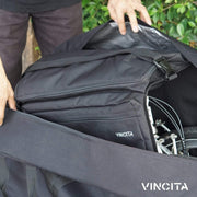 Garment bag for folding bike transport bag