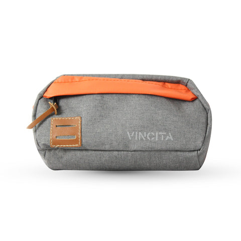 Vincita Co., Ltd. bicycle bag Grey-Orange / th B208F Waist Bag