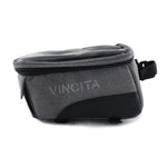 Vincita Co., Ltd. bicycle bag Grey / th B026D Top Tube Bag with Phone Pocket