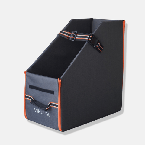 Vincita Co., Ltd. Grey with orange zipper Keeper Brompton Box