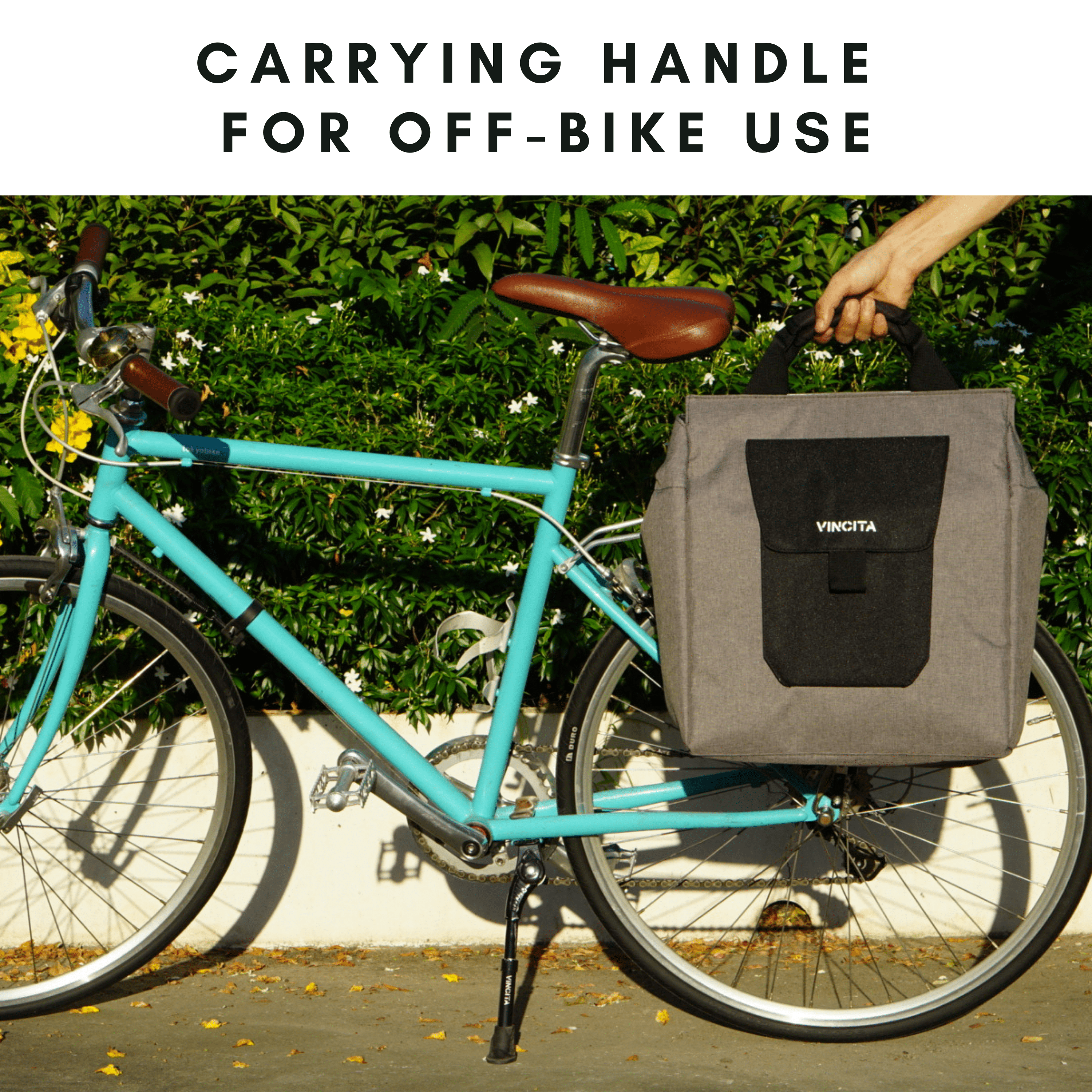 Vincita Co., Ltd. Jess Bicycle Grocery Pannier