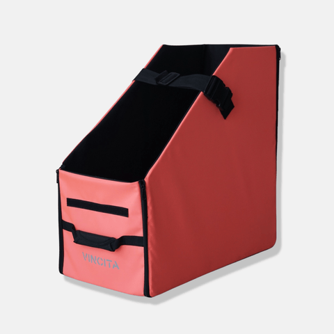 Vincita Co., Ltd. Pink with black zipper Keeper Brompton Box