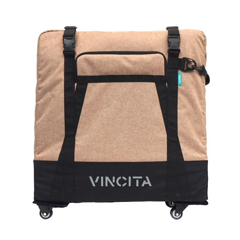 Vincita Co., Ltd. bicycle bag Pluto Brown / th B132HX Transport Bag with 4 wheels.