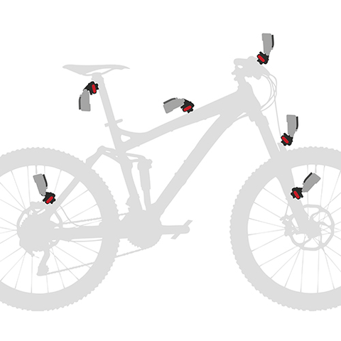 Vincita Co., Ltd. Accessories QR010 KLICKfix CamOn! Quick Release Bicycle Mount for GoPro