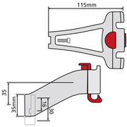 Vincita Co., Ltd. Accessories QR013 Handlebar Adaptor for Head Tube