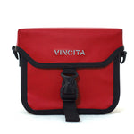 Vincita Co., Ltd. bicycle bag Red / th B017WP-AK Handlebar Bag Waterproof with KlickFix Adapter for Brompton