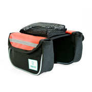 Vincita Co., Ltd. bicycle bag Red / th B029T Top Tube Bag Duo Tarpaulin