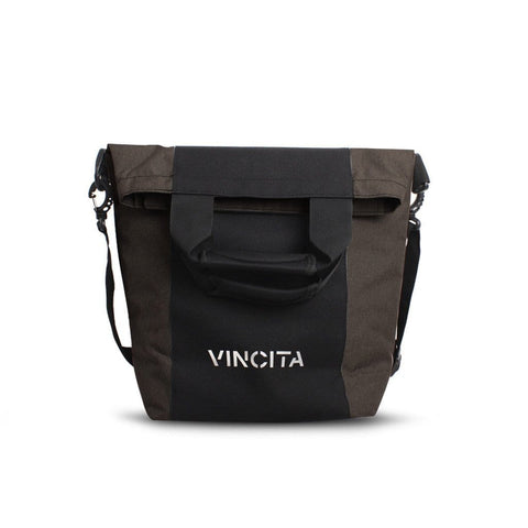 Vincita Co., Ltd. bicycle bag saddlebrown Noah tote pannier