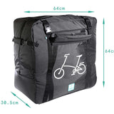 vincitabikebag bicycle bag Set 1: Soft Transport Bag for Brompton (B132B) + Garment Bag a.k.a. Sightseer