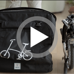 vincitabikebag bicycle bag Set 1: Soft Transport Bag for Brompton (B132B) + Garment Bag a.k.a. Sightseer