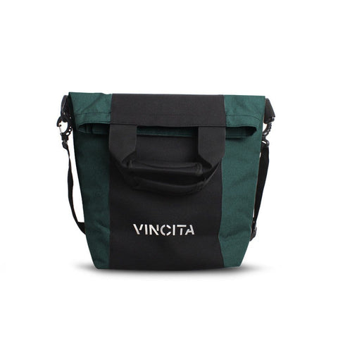 Vincita Co., Ltd. bicycle bag teal Noah tote pannier
