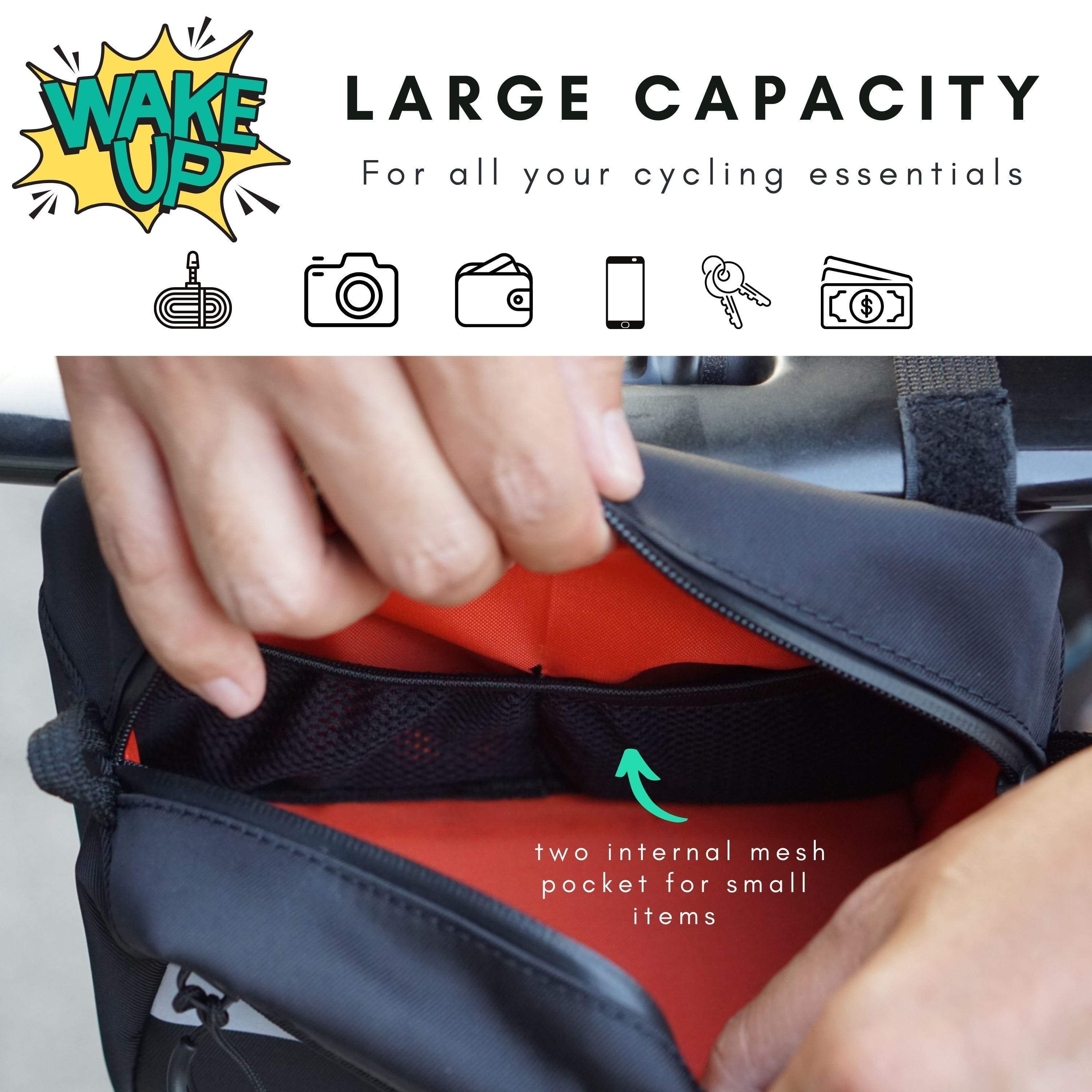 Vincita Co., Ltd. Wakeup Bicycle Handlebar Bag