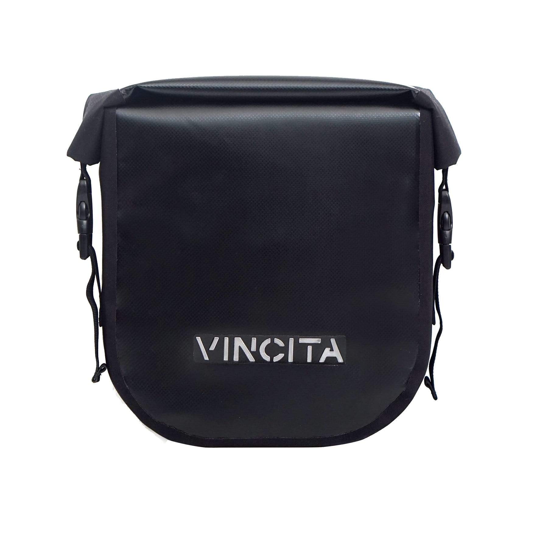 vincitabikebag bicycle bag Waterproof Small Pannier (Pair) - Vincita Standard Clilp